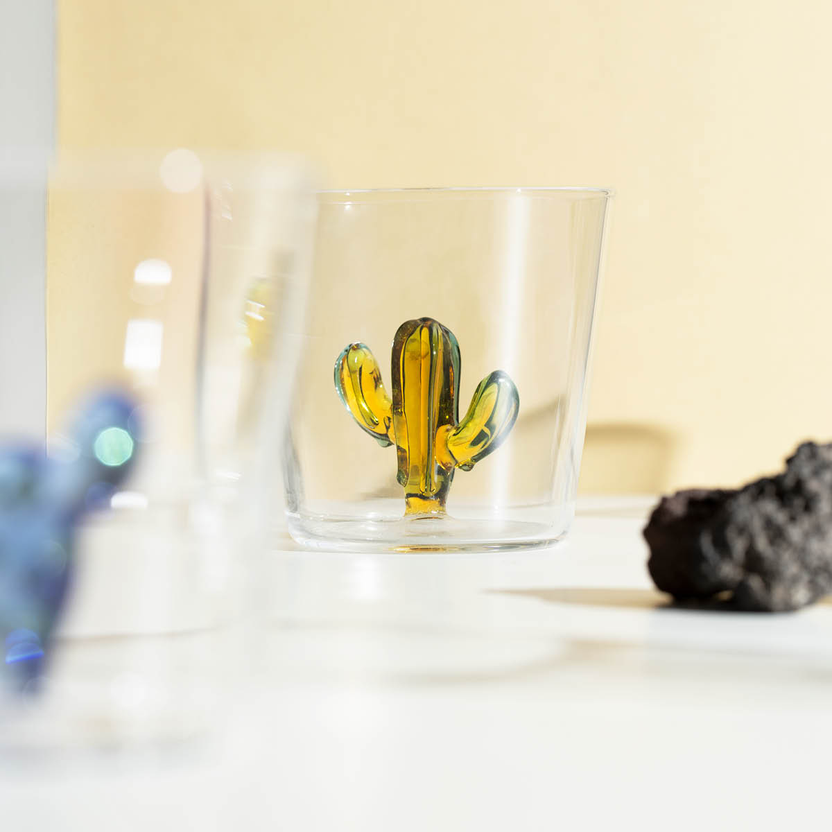 Ichendorf Milano Desert Plants vesilasi 30 cl kaktus vihreä/meripihka