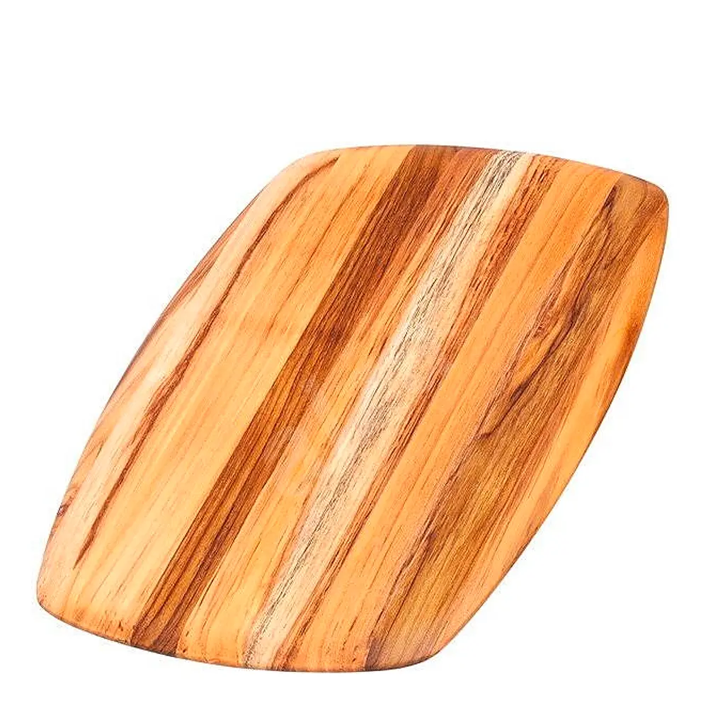 Tarjoilu- ja leikkuulauta (L) 41x28 cm tiikki