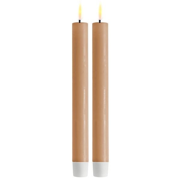 DeluxeHomeart - LED Kruunukynttilä 2x24 cm 2 kpl Karamelli