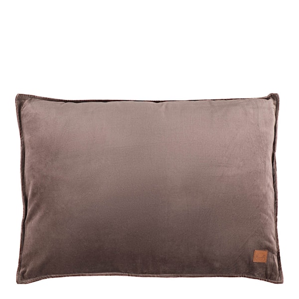 Kudde sammet 50x70 cm brun