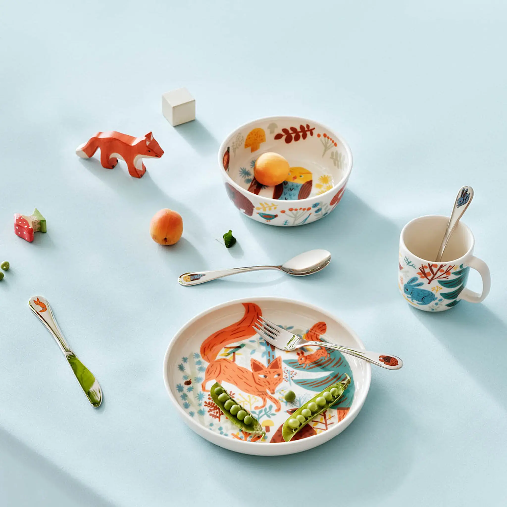 Arabia Poppoo barnservis 3 delar Vänner