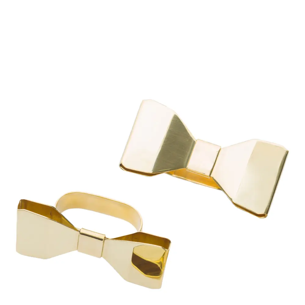 Bowie serviettringer 2 stk messing