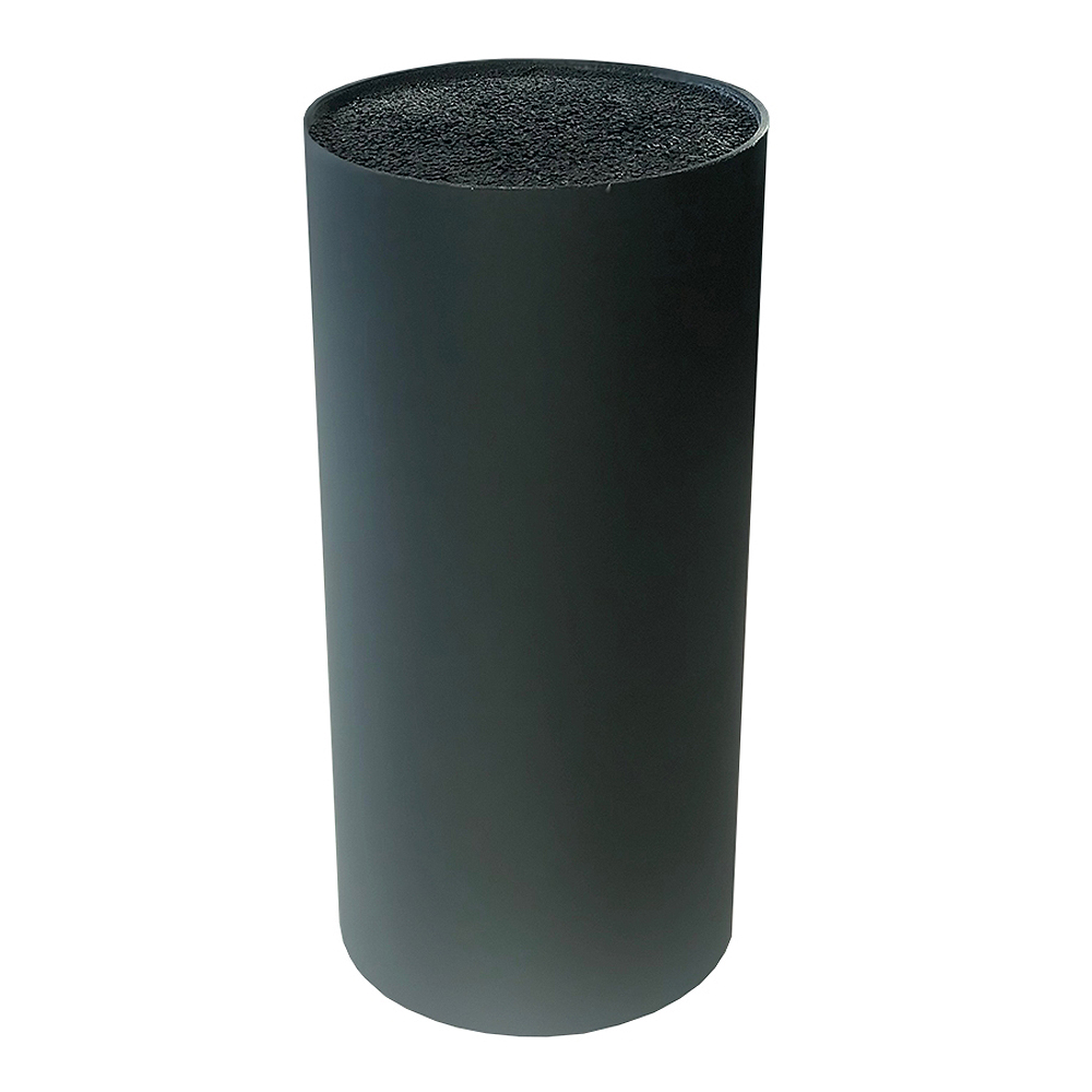 Diverse Knivblokk med strå Svart