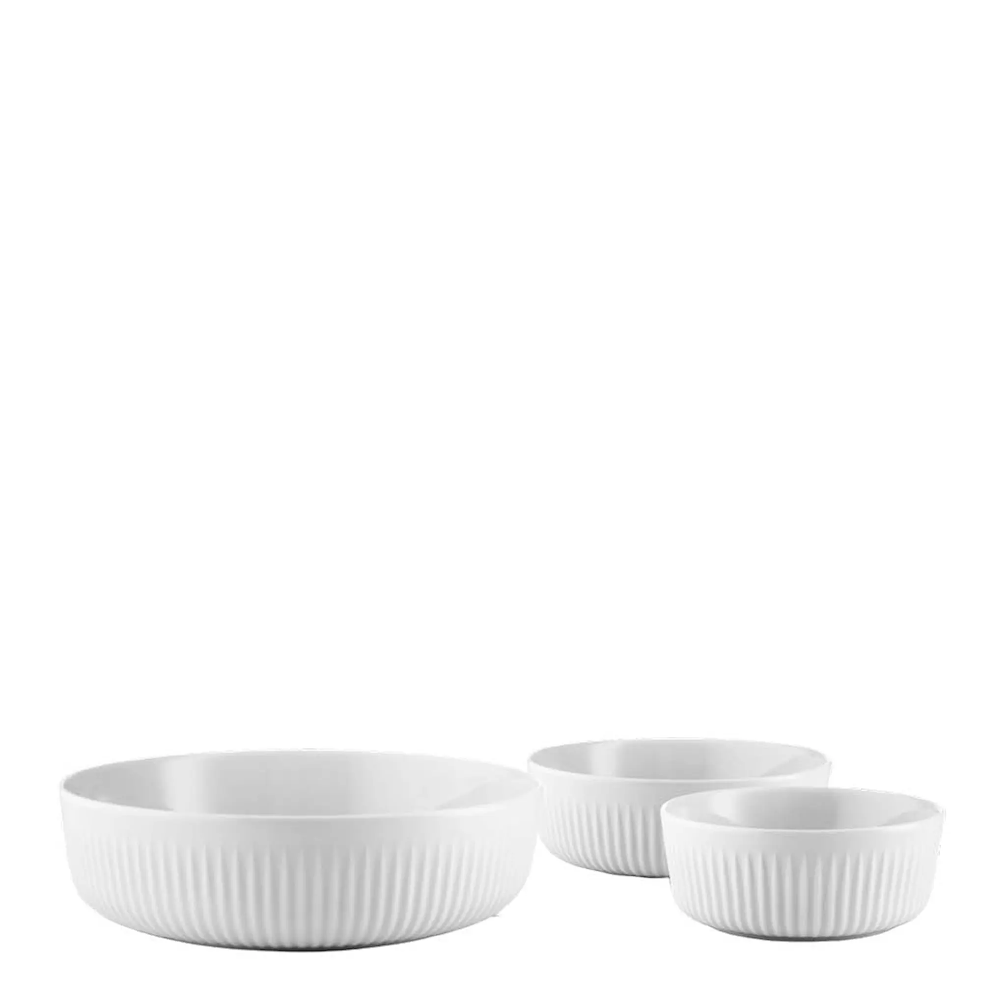 Eva Trio Legio Nova Skålset 3-pack Vit