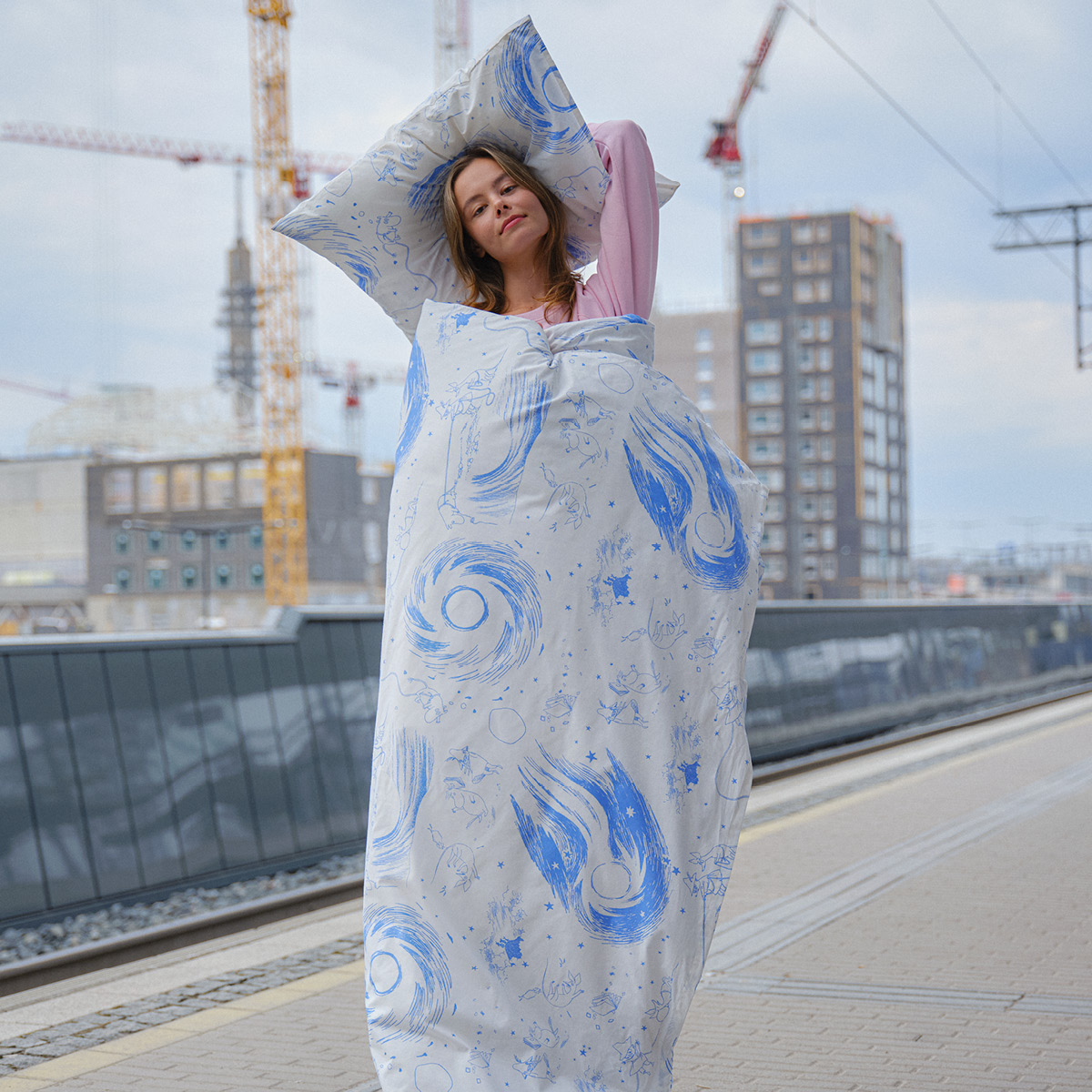 Moomin Arabia Muumi Tyynyliina 50x60 cm Komeetta