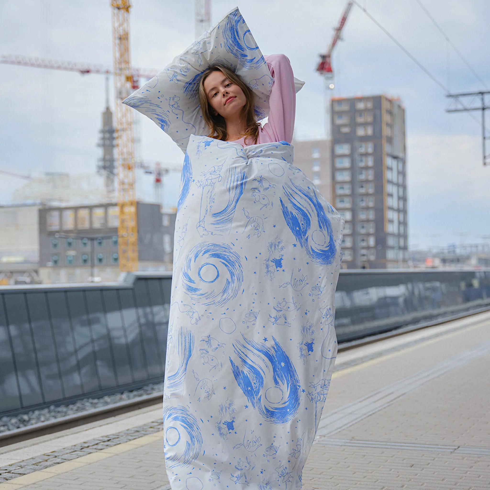 Moomin Arabia Muumi Tyynyliina 50x60 cm Komeetta