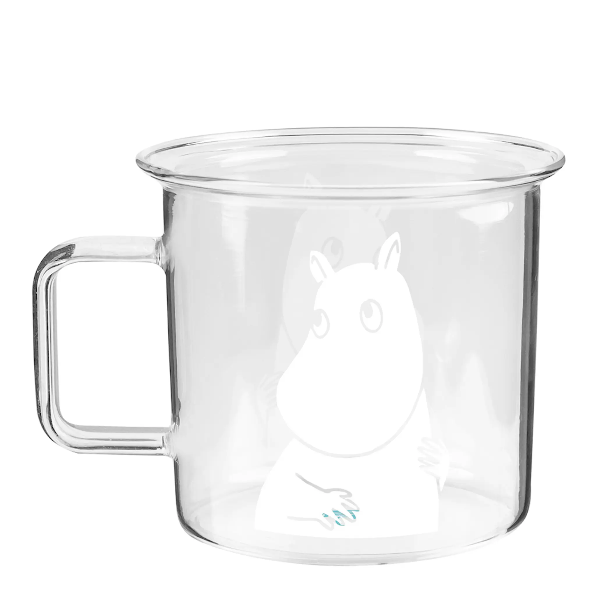 Muurla Mumin Glasmugg Mumintrollet 3,5 dl Klar