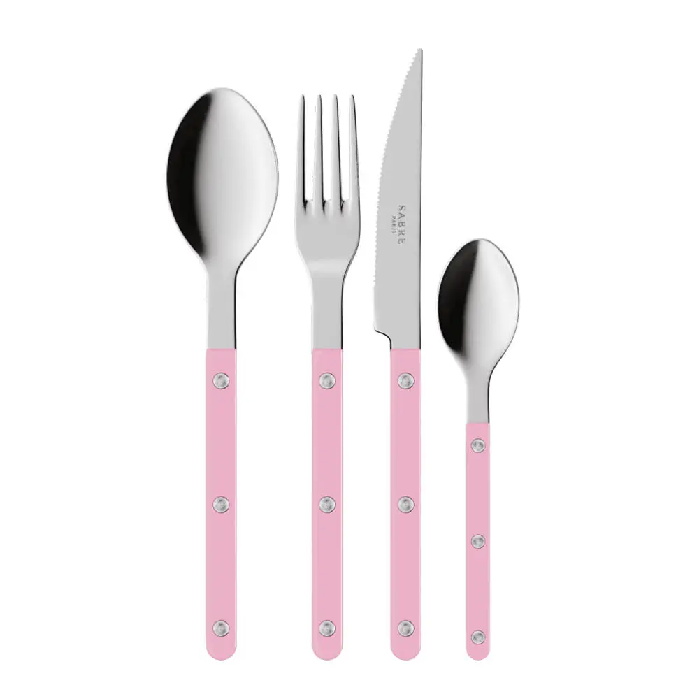 Bistrot ruokailuvälinesarja 24 kpl Pink
