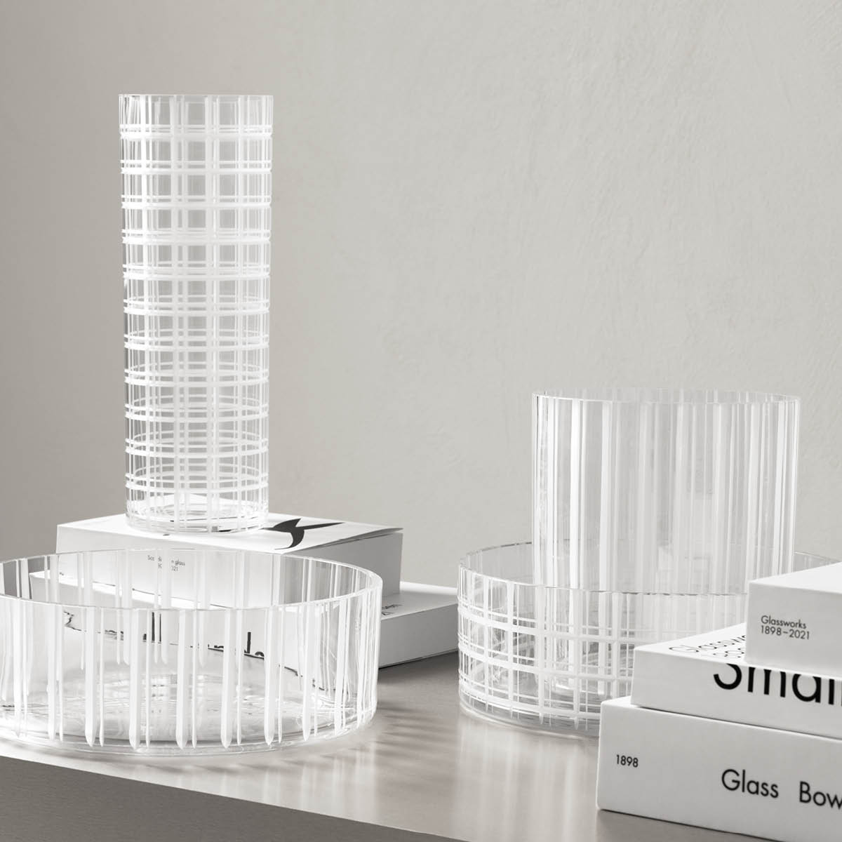 Orrefors Cut in Number Vas 33 cm