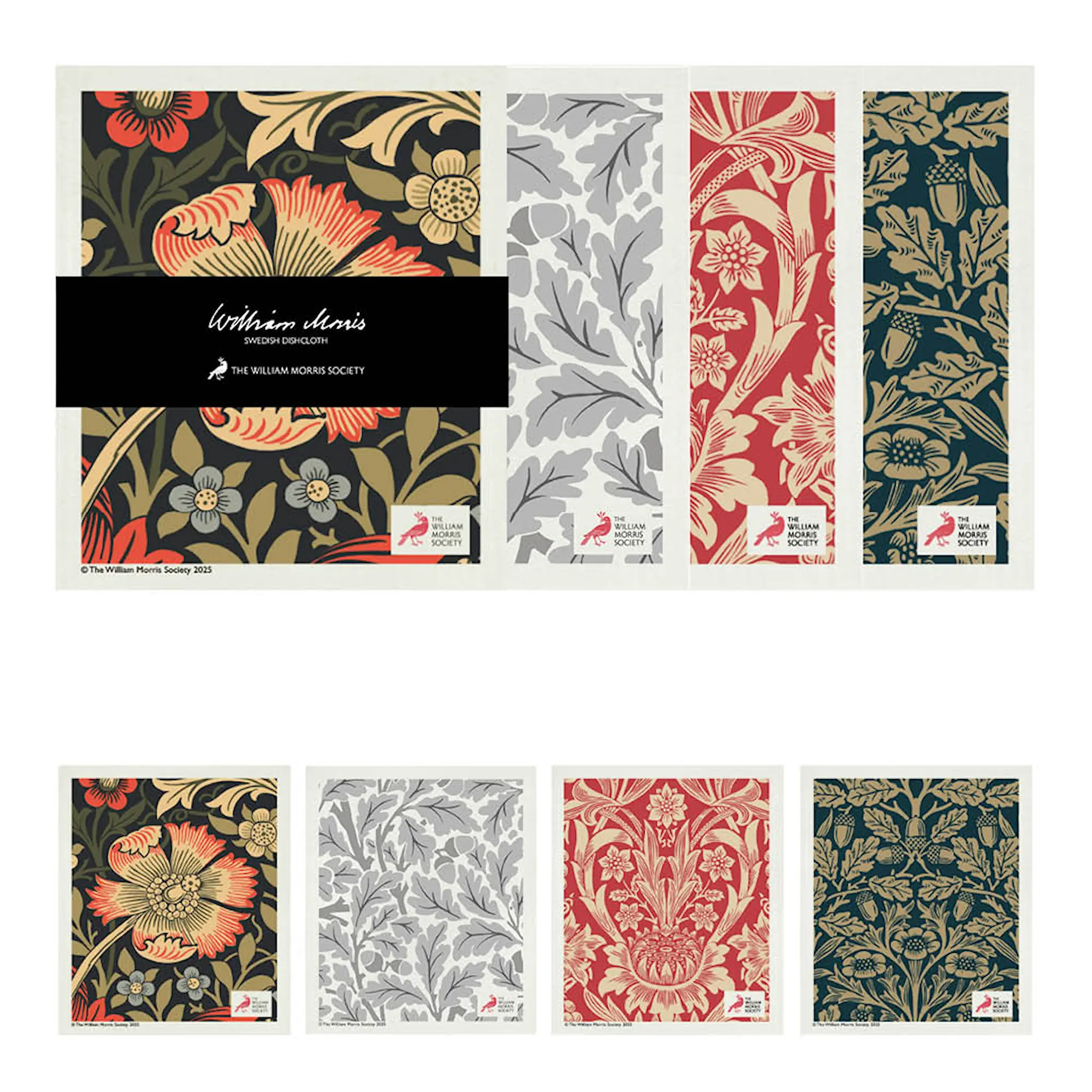 Citronelles William Morris disktrasa 4-pack 17x20 cm golden Heritage