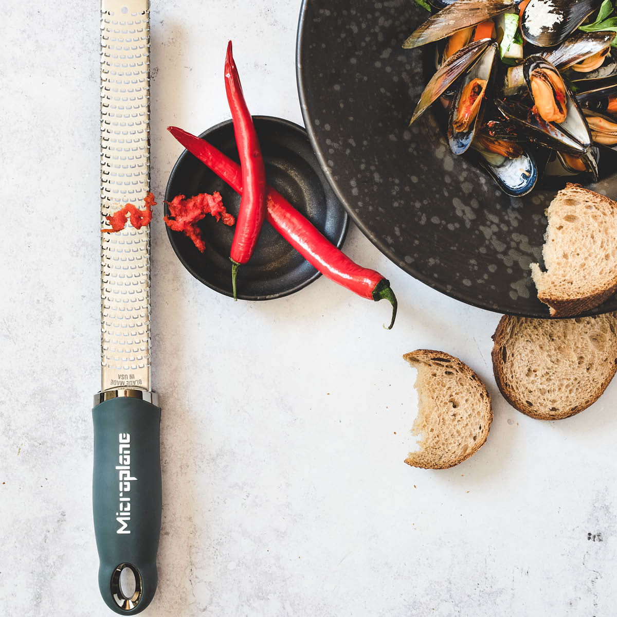 Microplane Premium Classic Zester Rivjärn 32 cm Grå