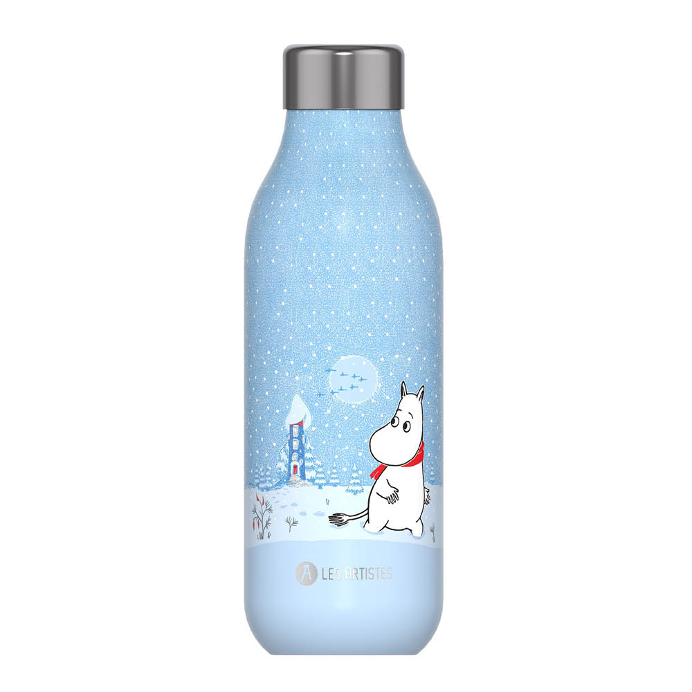 Les Artistes - Bottle Up Moomin Termospullo 0,5 L Moomin with red scarf