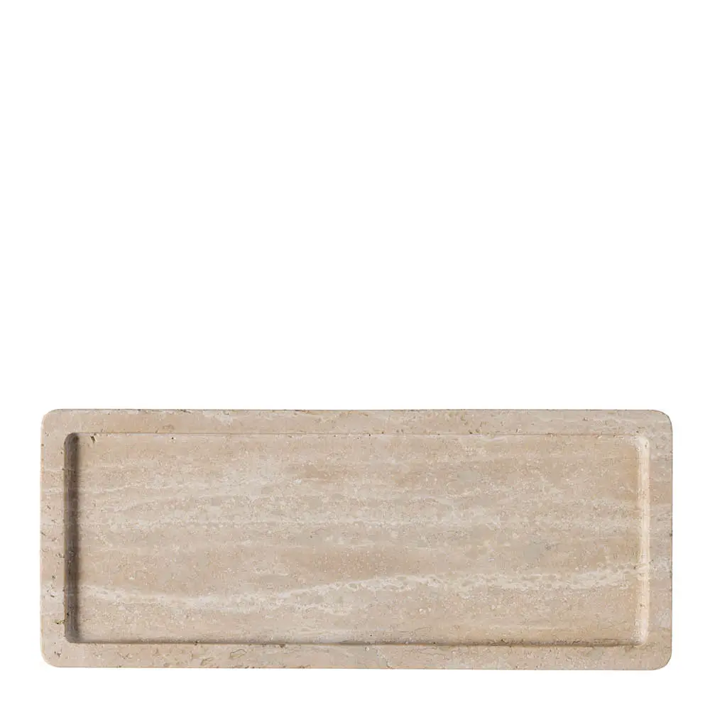 Manufacture Travertine Tarjoiluastia 25,5x10,5 cm Beige