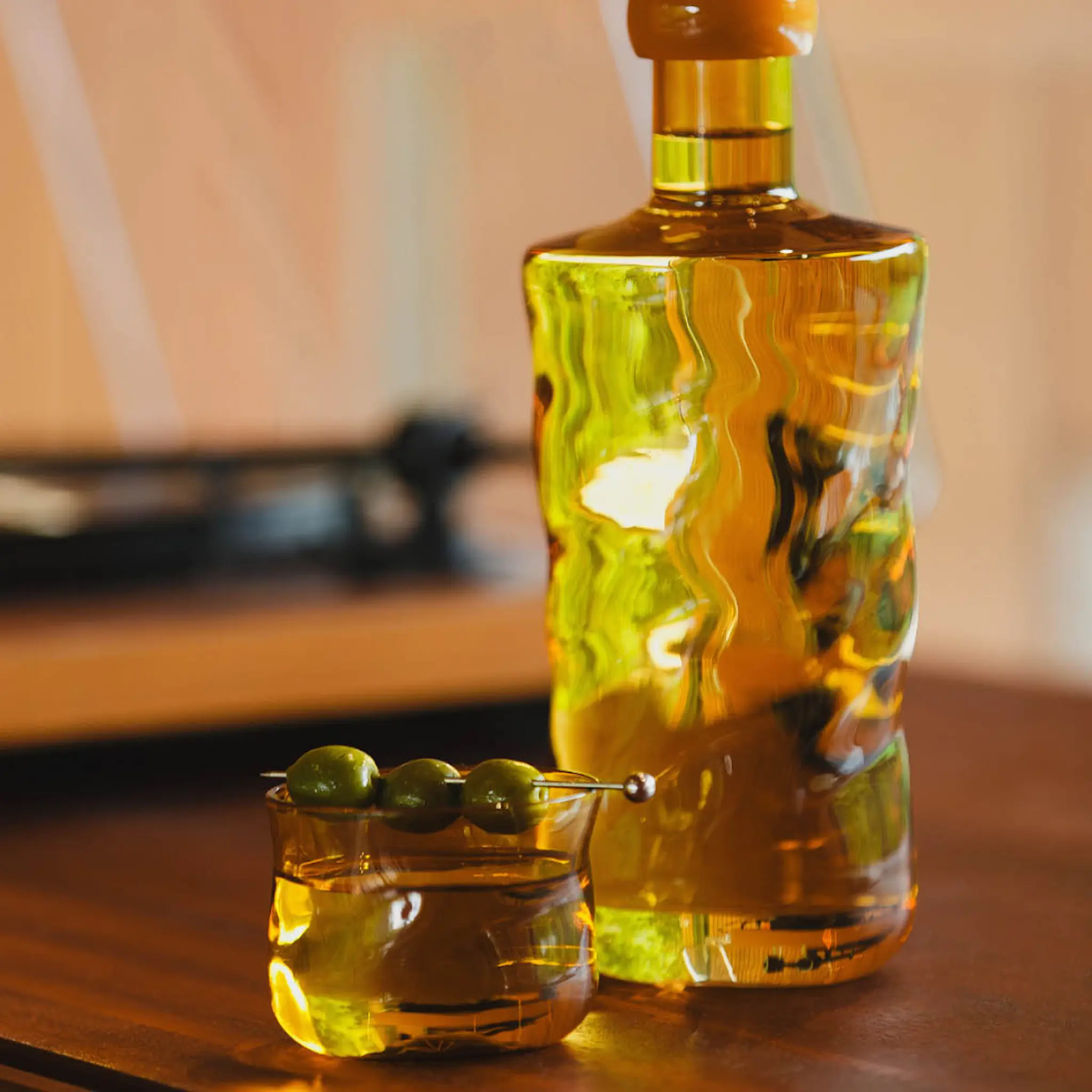 Paveau Swirl tumbler glass small 24 cl 2 stk Dune