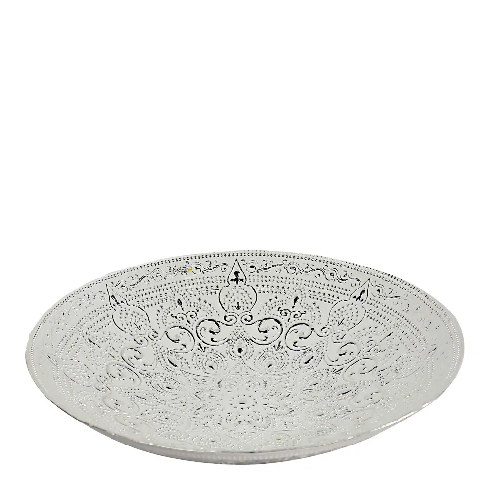 Piastrelle fat 40 cm sølv