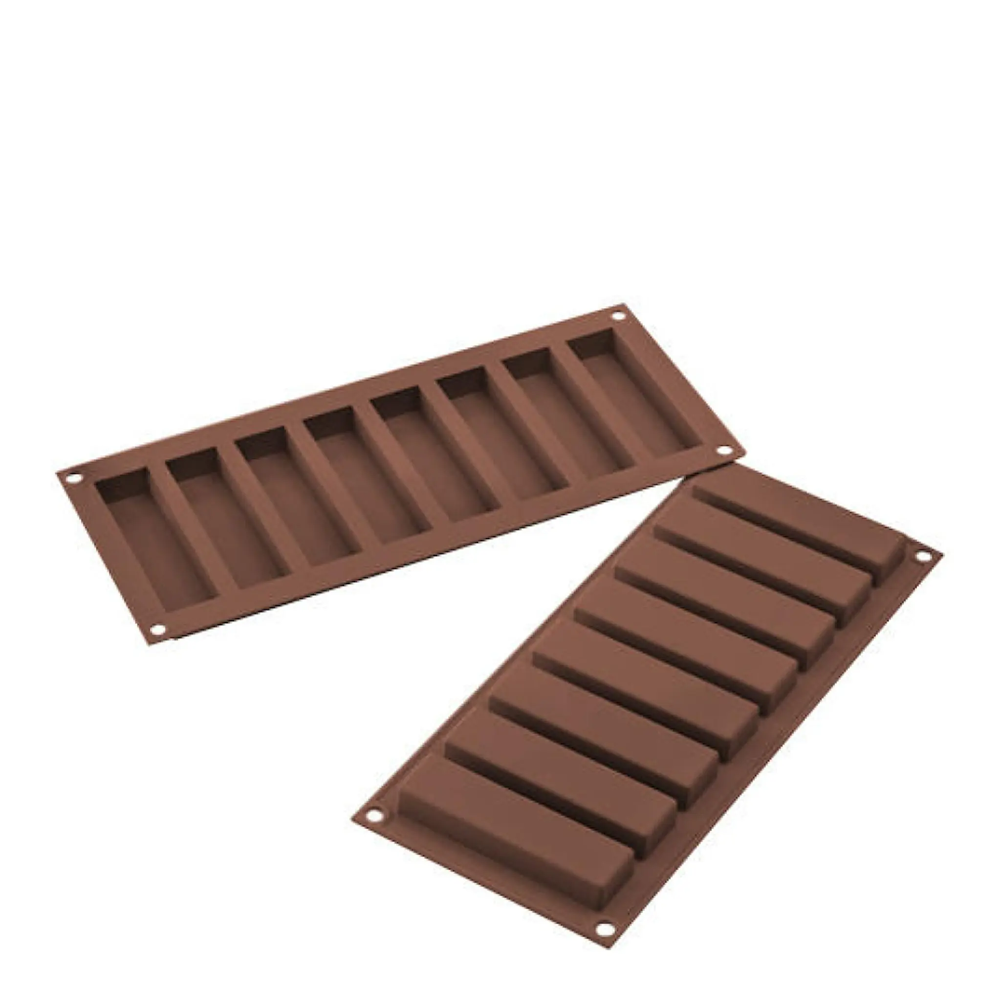 Silikomart My Snack silikonform för bars 8 st 10x2,6x1,6 cm