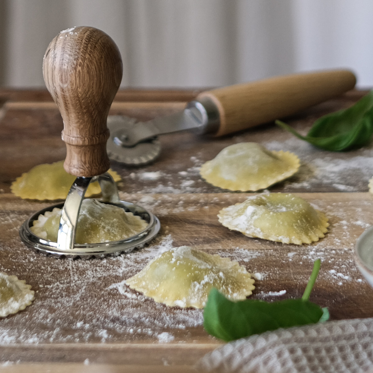 Modern House Pasta La Vista ravioli stempel rund 6,5 cm natur/blank