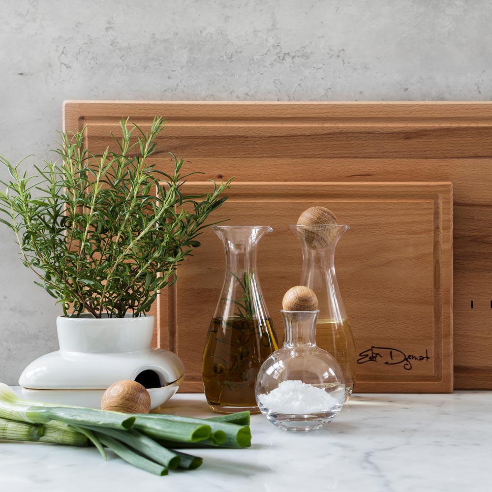 Sagaform Nature Olja-/Vinägerflaska Ekkork 2-pack