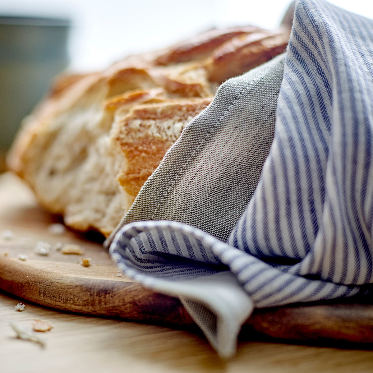 Södahl Statement Stripe Kökshandduk 50x70 cm Grön