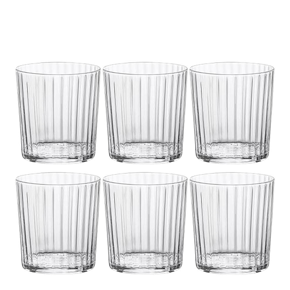 Modern House Aqua vannglass 35 cl 6-pack klar