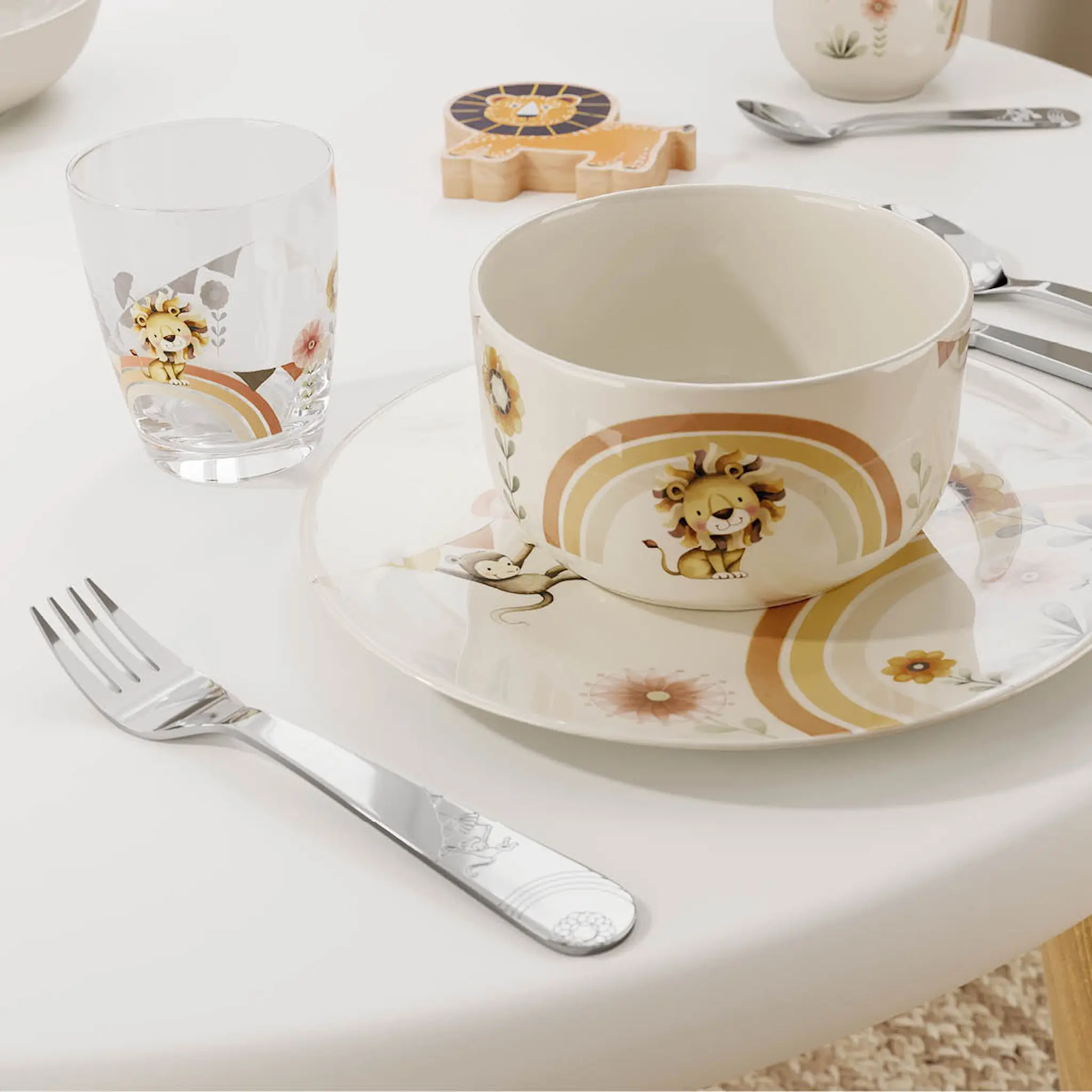 Villeroy & Boch Roar Like a Lion Lasten Aterimet 4 osaa