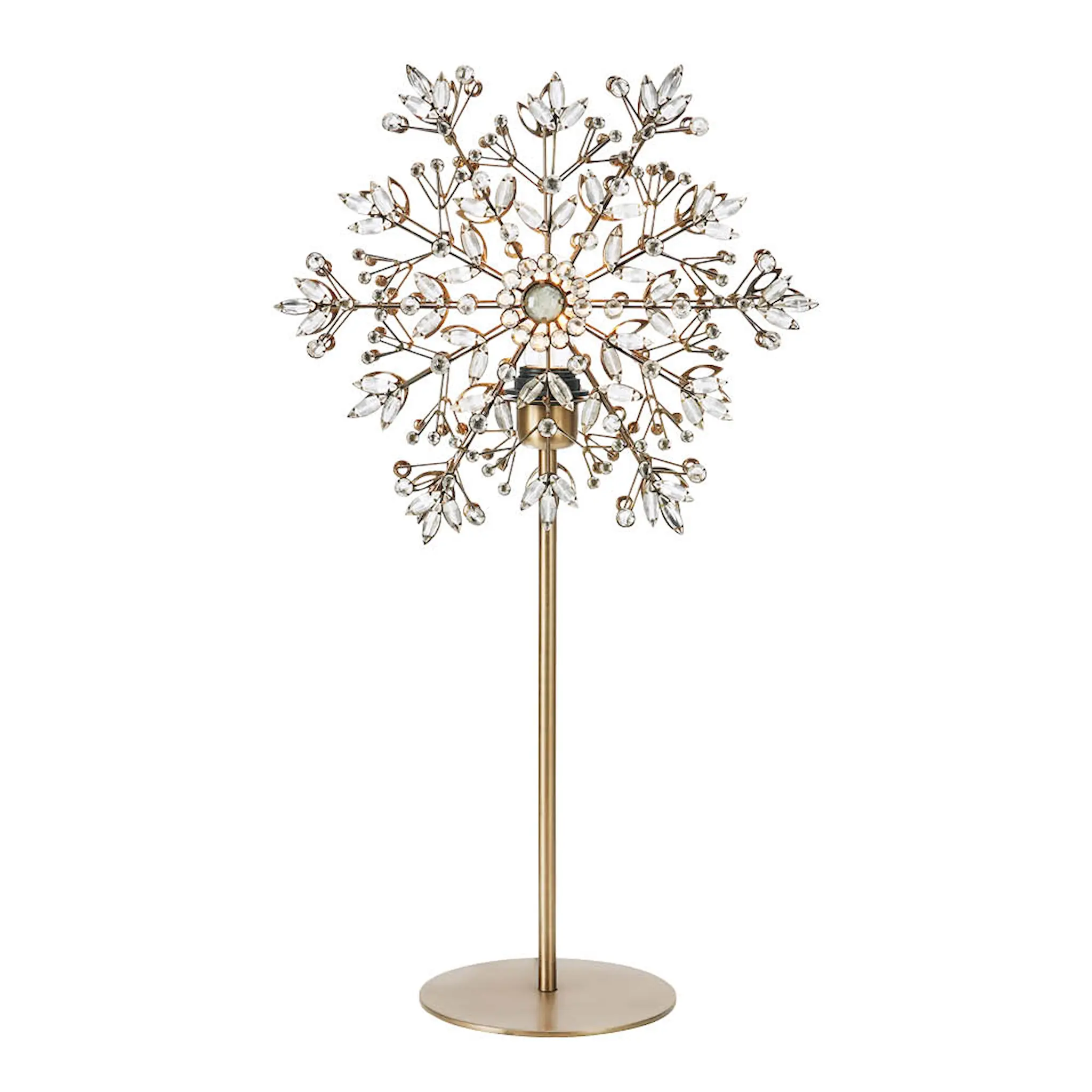 Markslöjd Fiocco bordsstjärna lampa 63 cm antik mässing