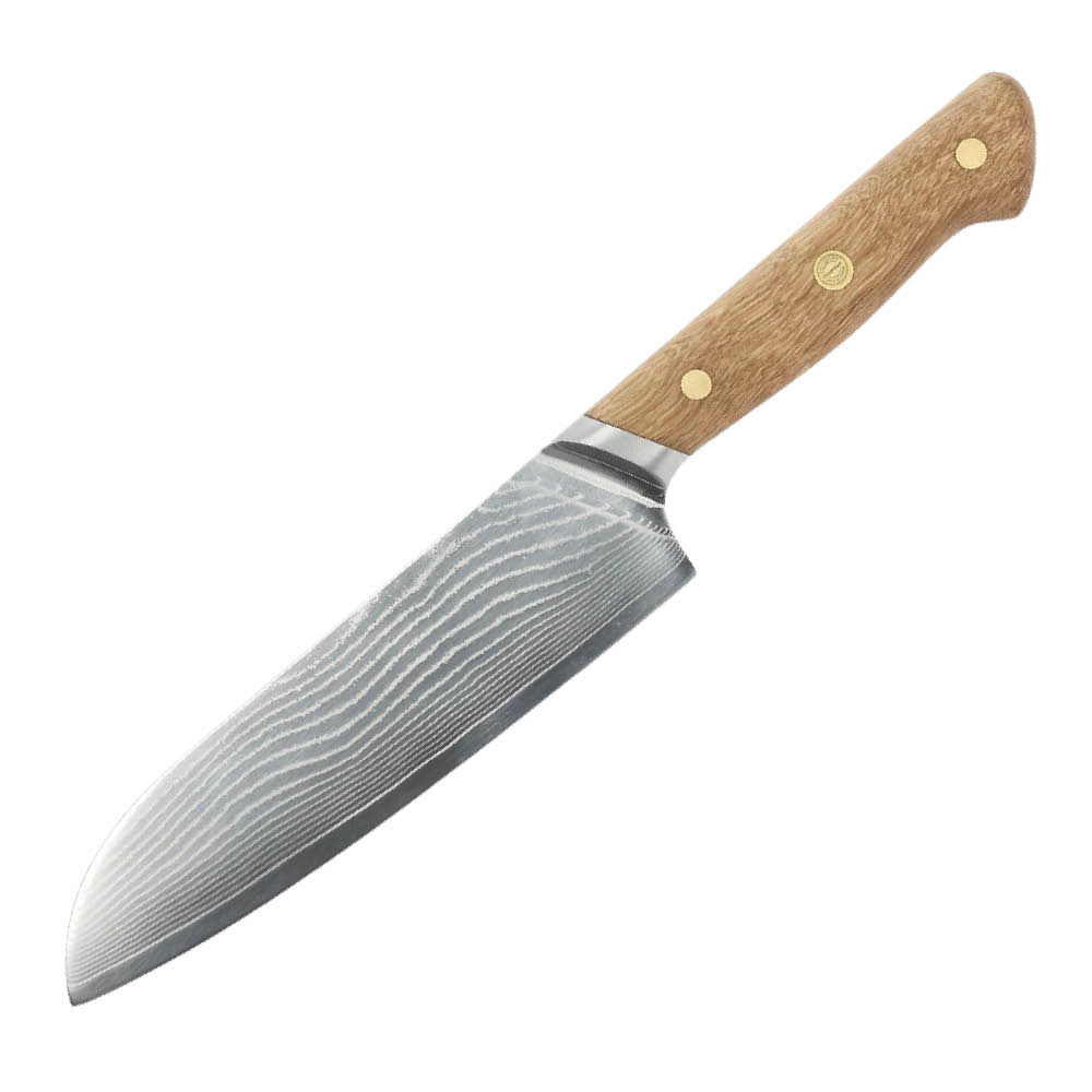 Pillivuyt Gourmet Douron santokukniv 30,5 cm damaskusstål/eik