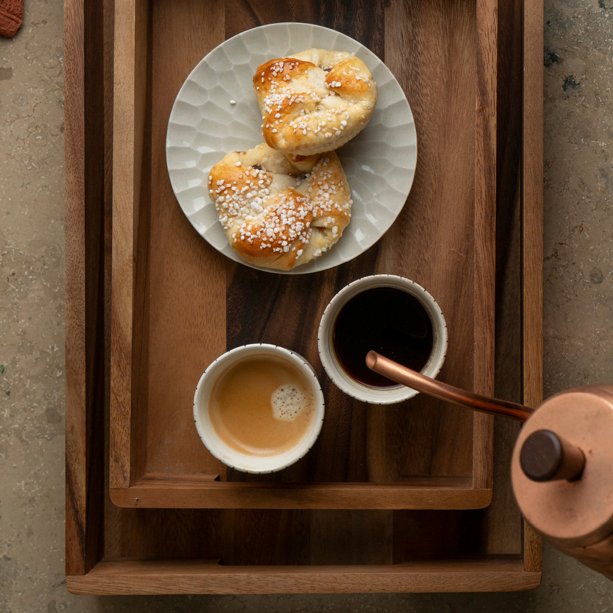 Zassenhaus Serveringsbrikke i akasietre 33x22x6 cm