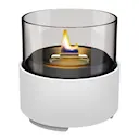 Ivy bordslykta 13 cm vit