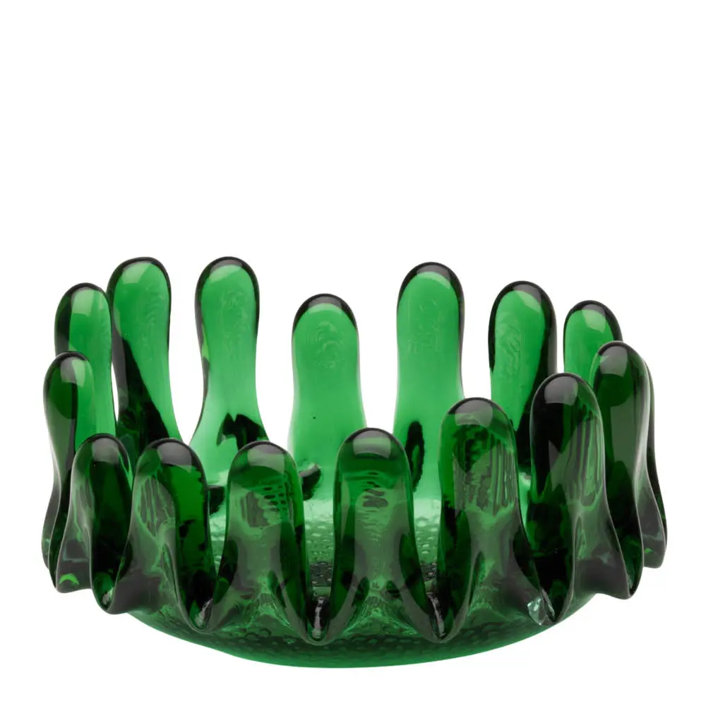 Sunflower bolle 7,5 cm smaragdgrønn