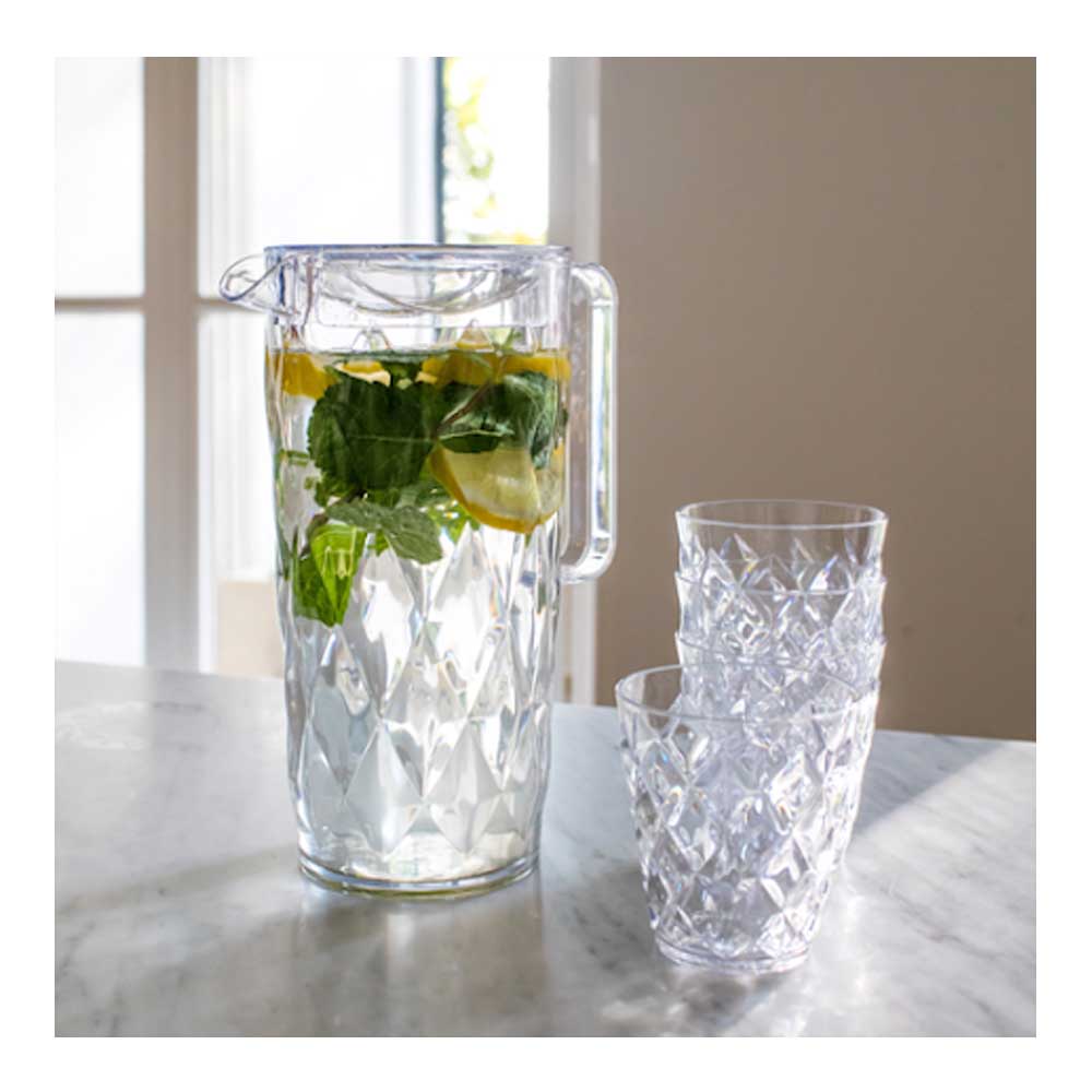 Koziol Crystal Karaff + Glas 4-pack Klar