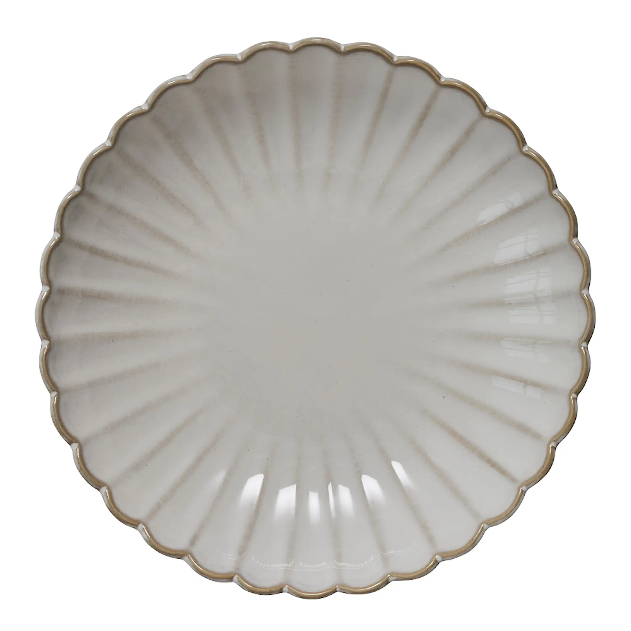 Lene Bjerre Camille assiett 19 cm benvit