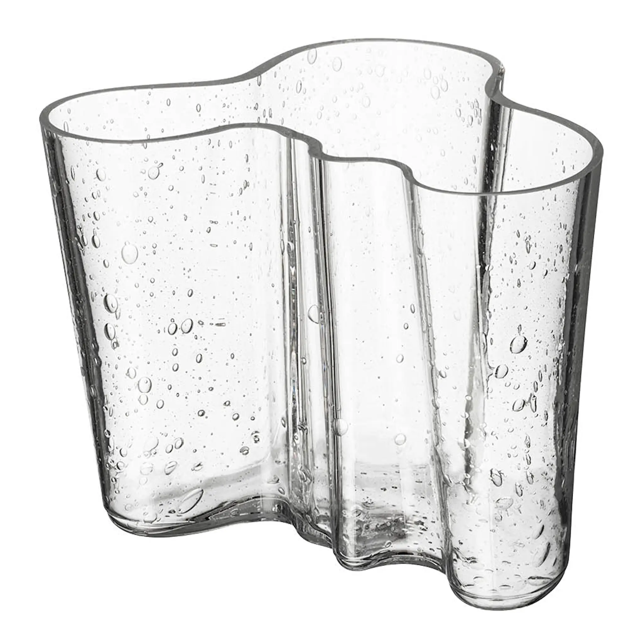 iittala Aalto vase 16 cm bobleglass klar
