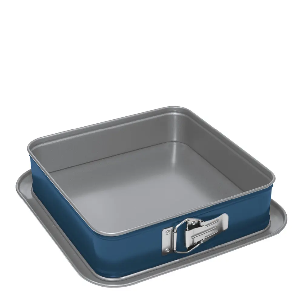 Xbake springform firkant 24 cm blå