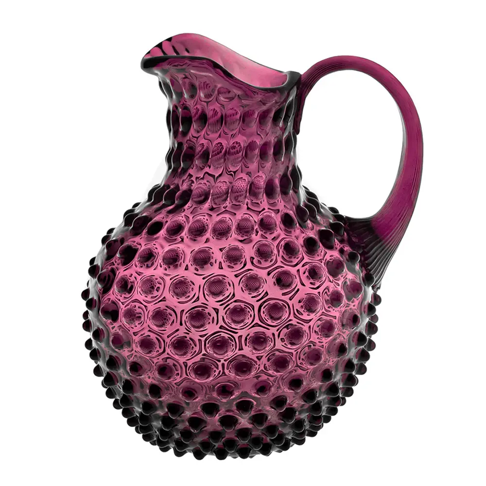 Hobnail karaffel 2L violet