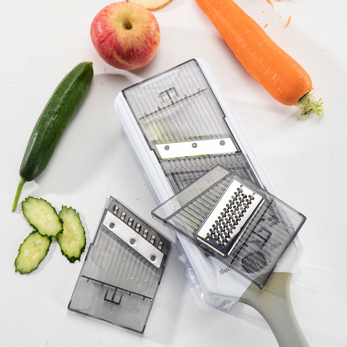 Modern House Basis mandolinjern 1,5L grå/hvit