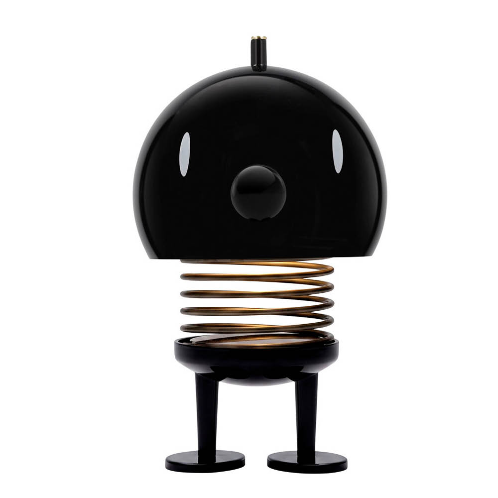 Hoptimisten Bumble LED-lamppu suuri 15 cm musta/teräs