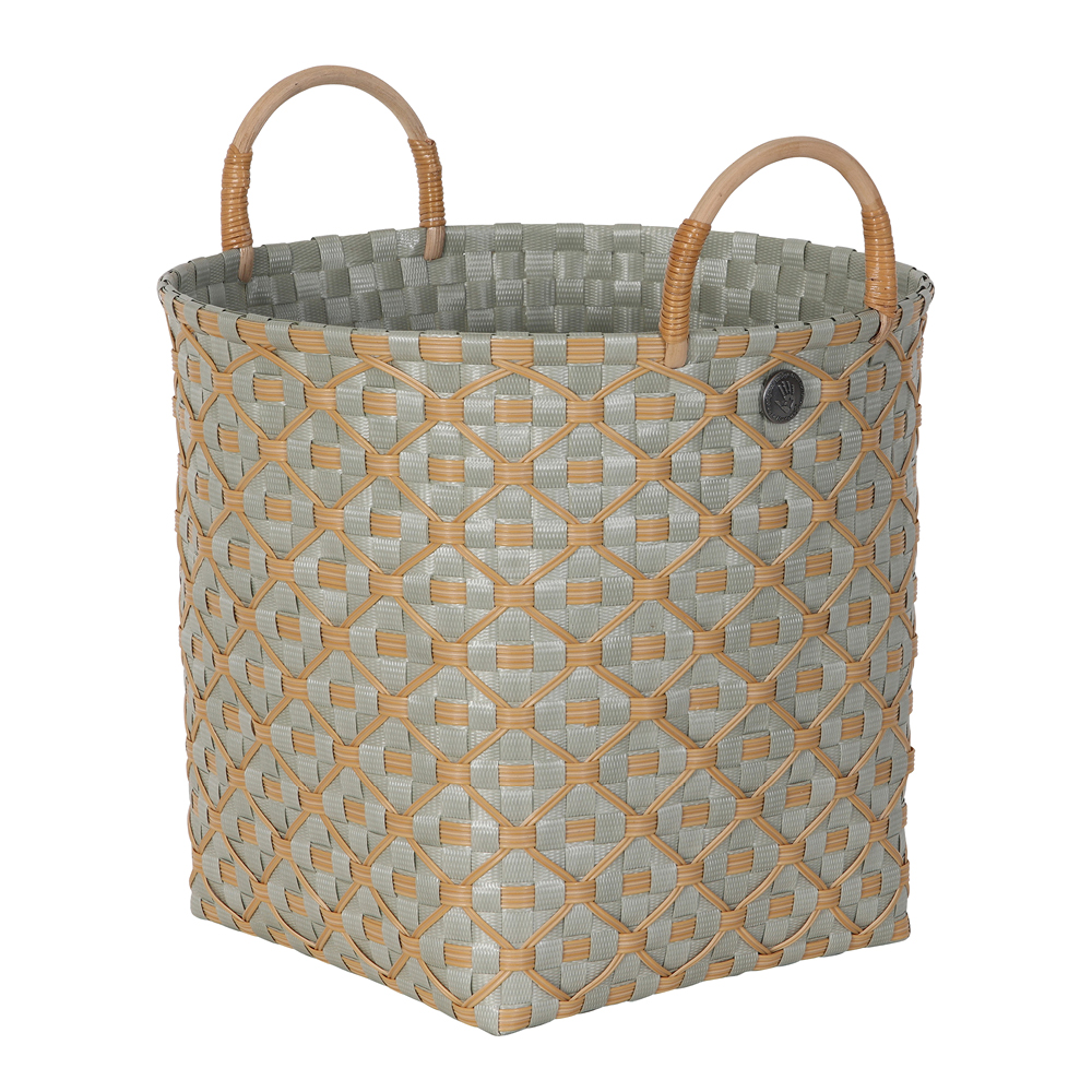 Handed By Ivy & Rose medium korg med handtag 30x27 cm matcha green