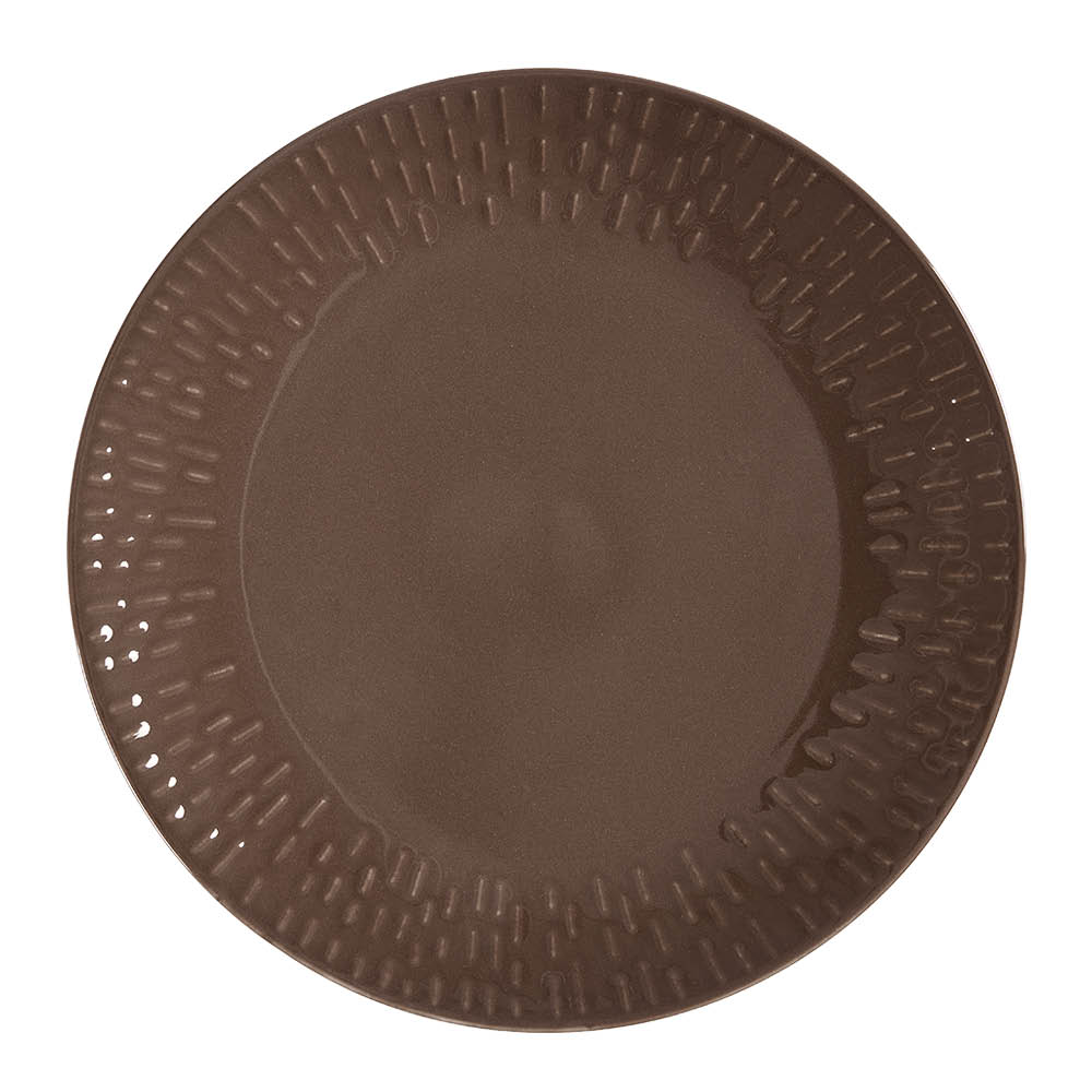 Aida - Life in colour - Confetti Lautanen 21 cm Chocolate