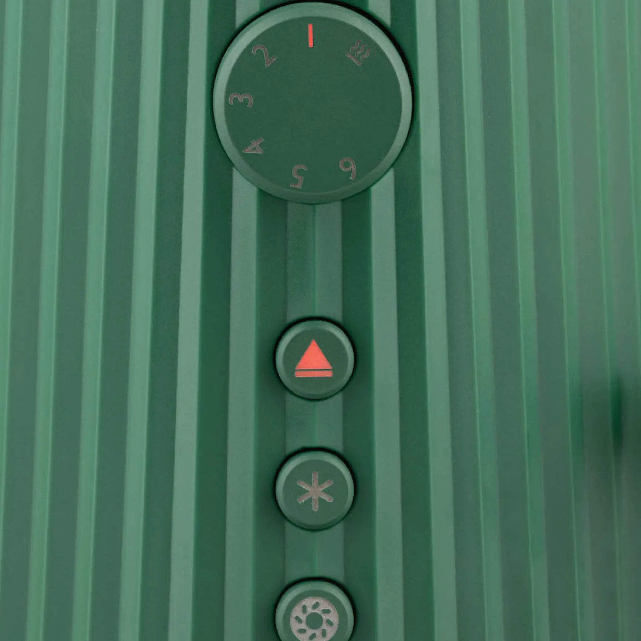 Alessi Plissé Leivänpaahdin 2 viipaletta Vihreä