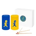 Tändsticksrör Presentförpackning 2-pack Gul & Blå
