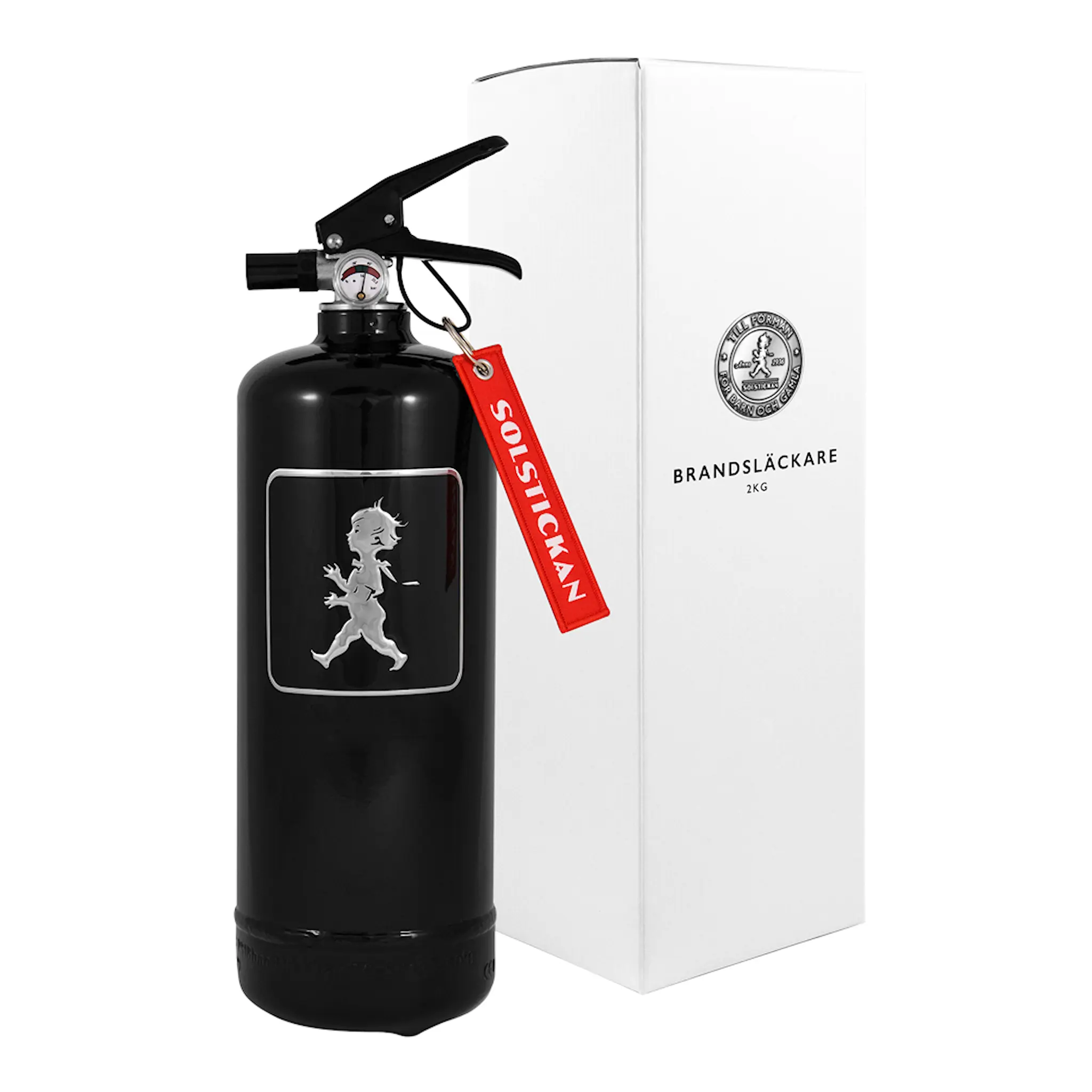 SOLSTICKAN Solstickan Brandsläckare 2 kg Svart