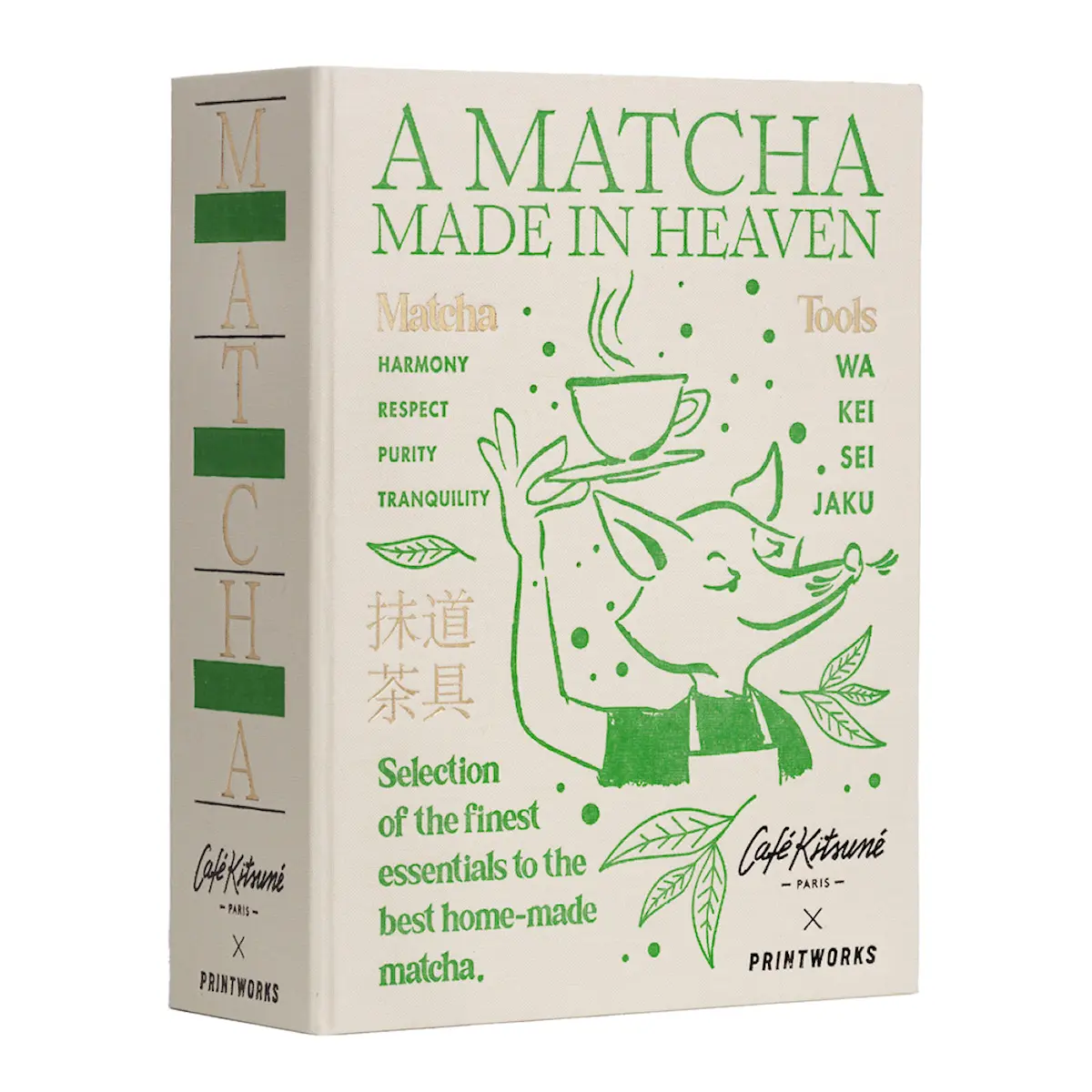 Matcha set Cafe Kitsuné x Printworks