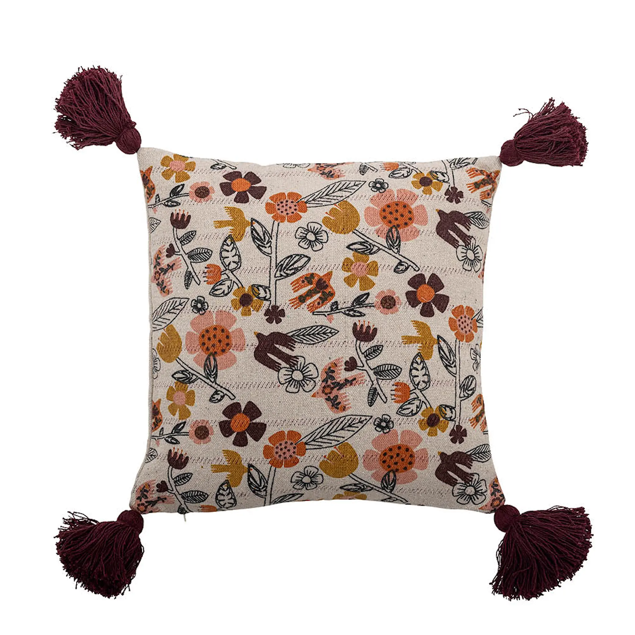 Bloomingville Vivielle pute 45x45 cm flerfarget