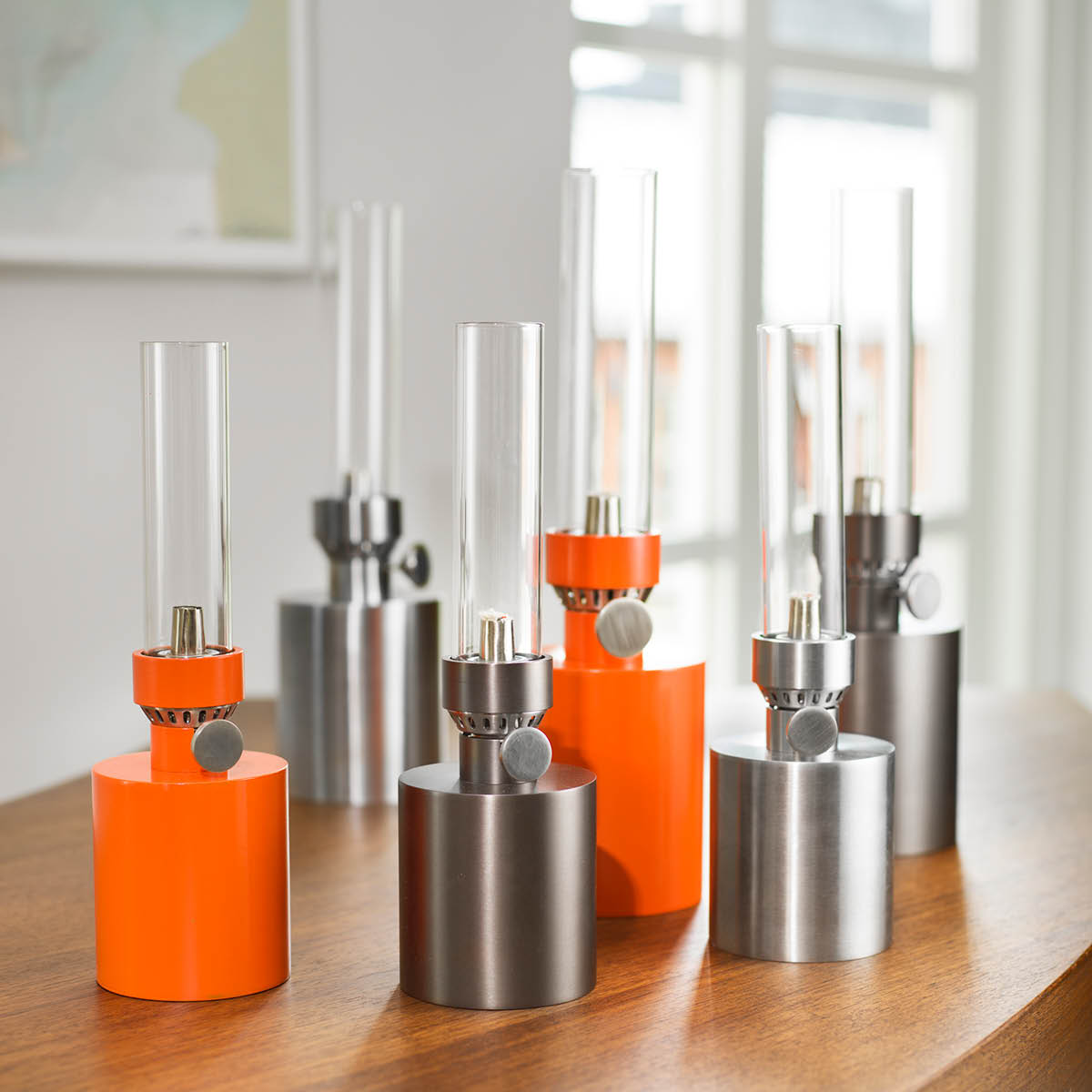 Klong Platina Öljylamppu 29,7 cm Teräs