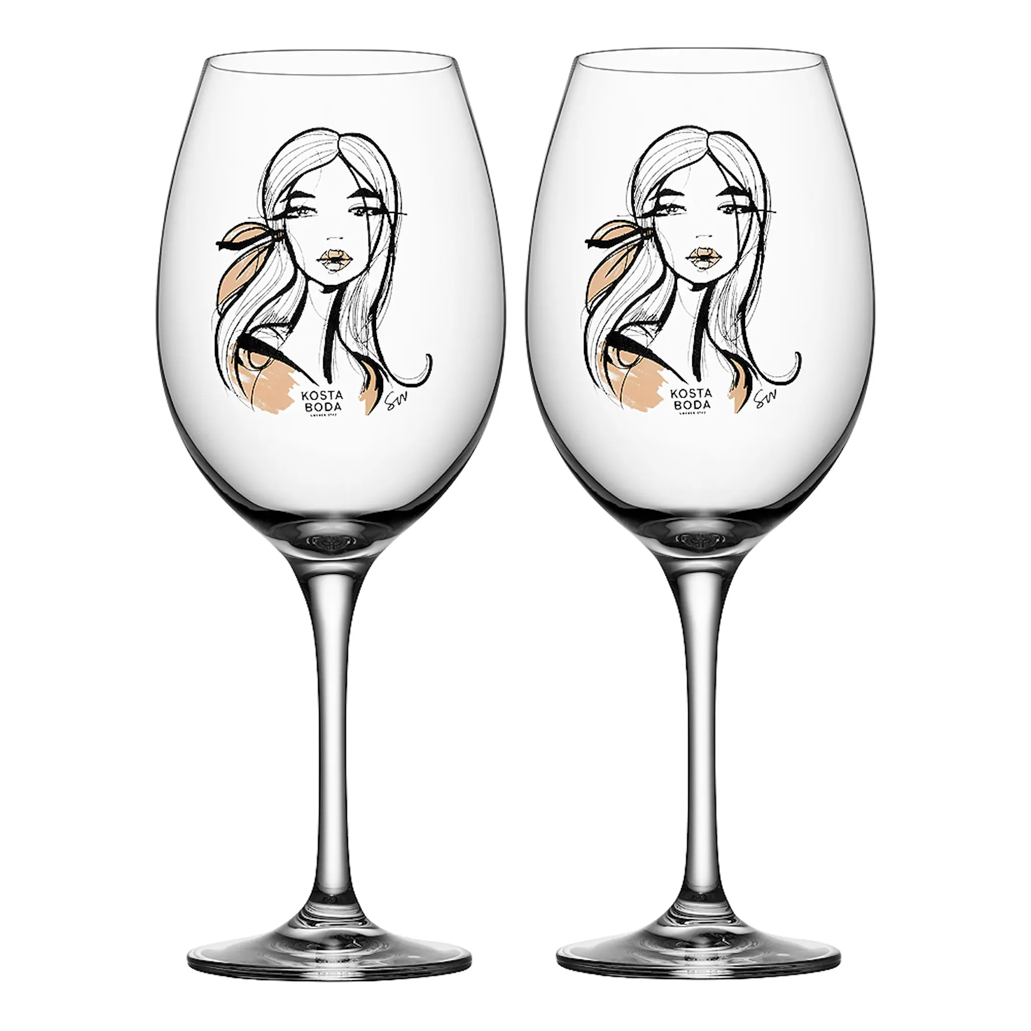 Kosta Boda All About You Vinglas 52 cl 2-pack Wait For Her