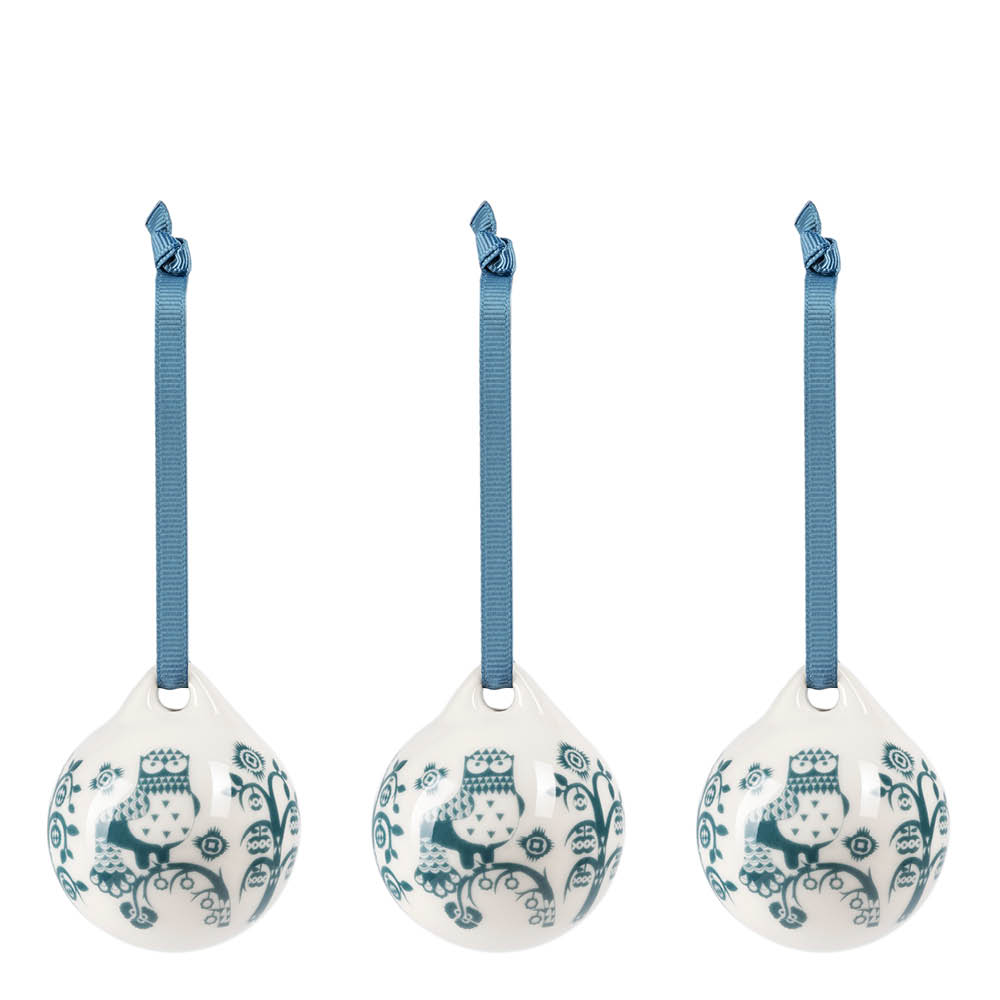 iittala Taika Koriste 5 cm 3 kpl Teräksensininen