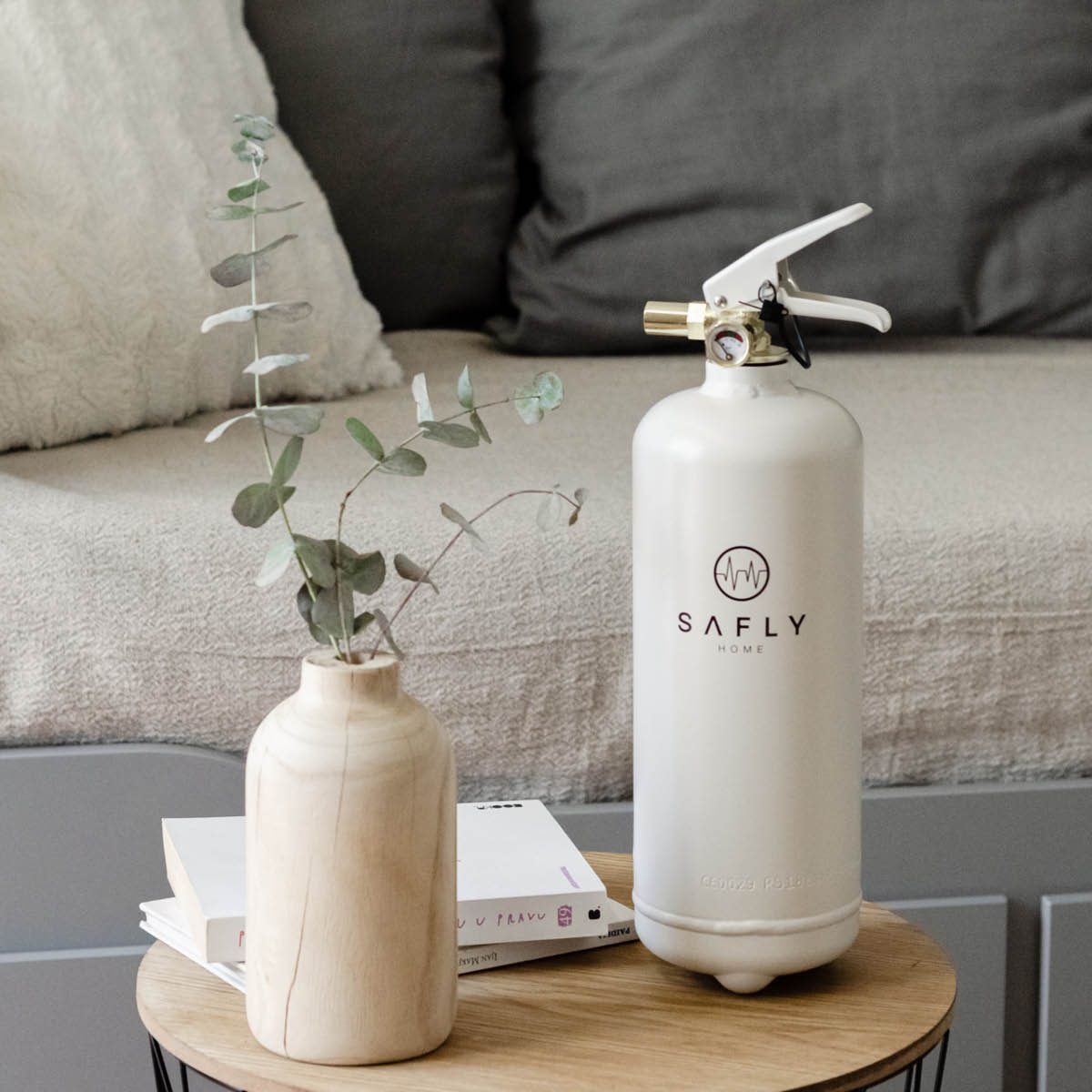 Safly Brandsläckare 2 kg vit