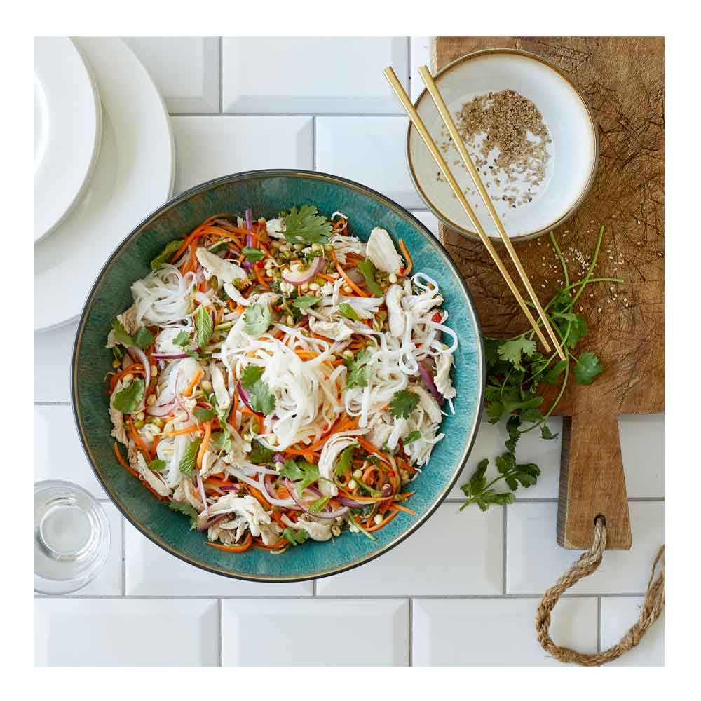 Bitz Salatskål 30 cm svart/grønn