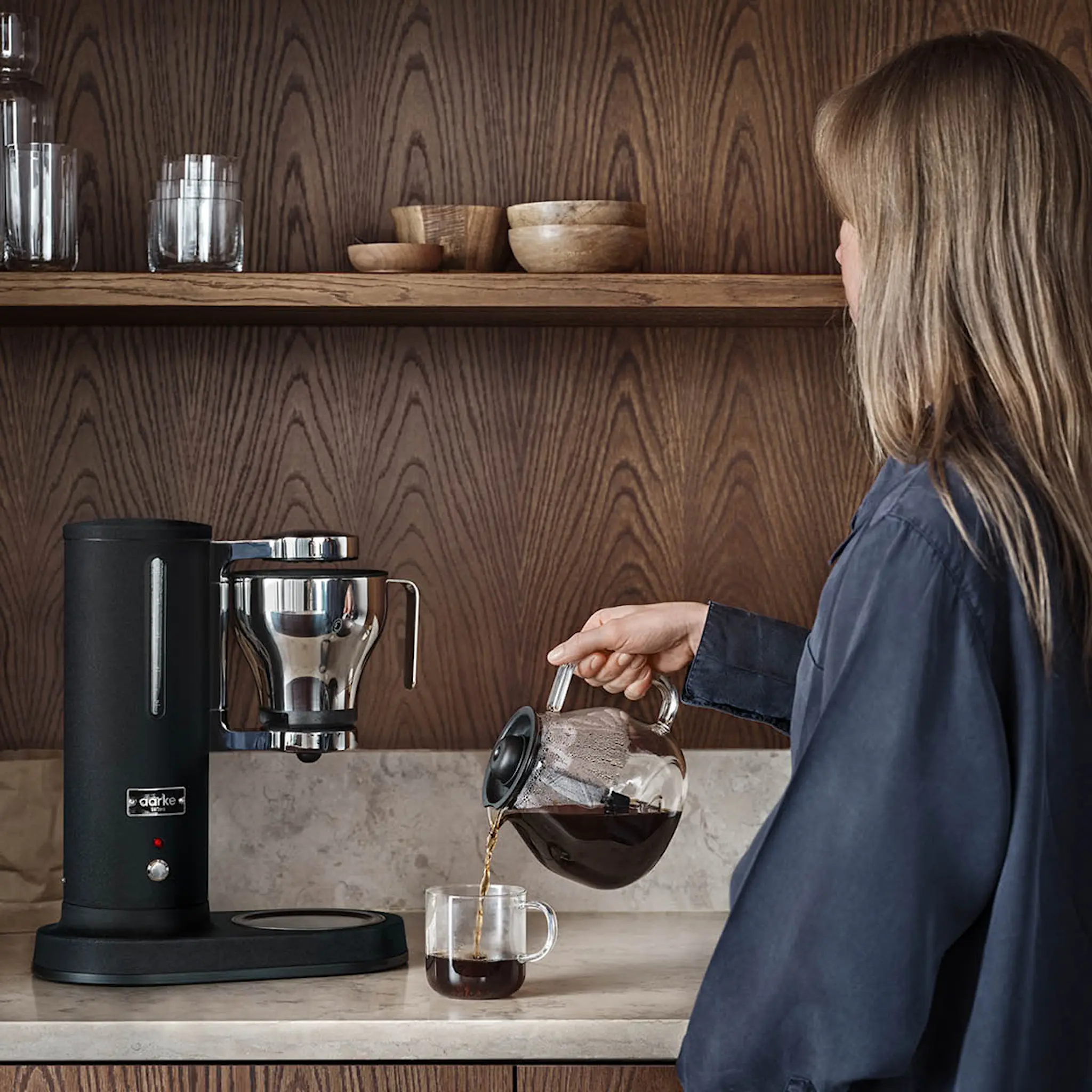 Aarke Aarke kaffebryggare 1,25 L matt svart